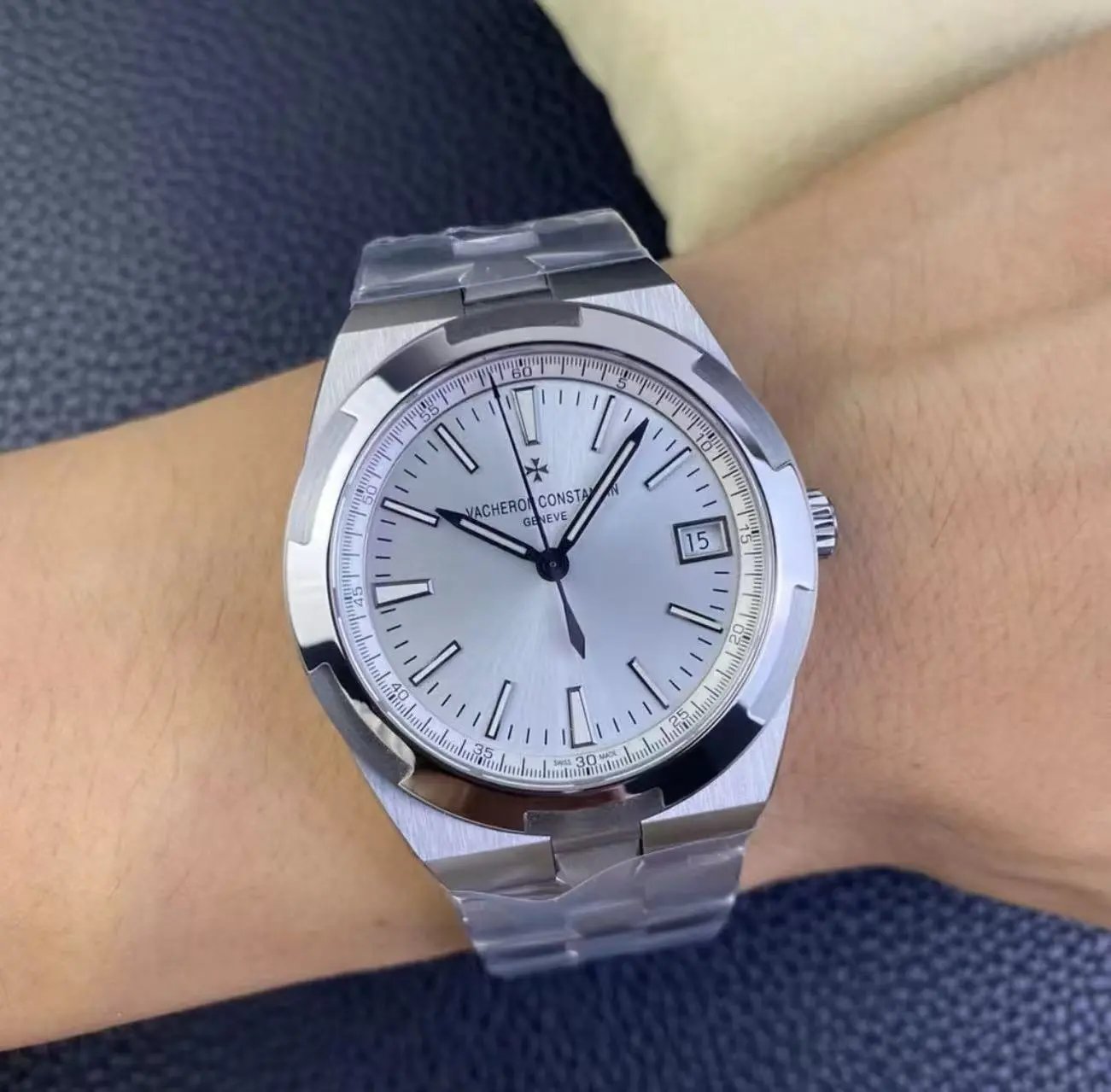 바쉐론 콘스탄틴 오버시즈 4500V 41mm 실버
